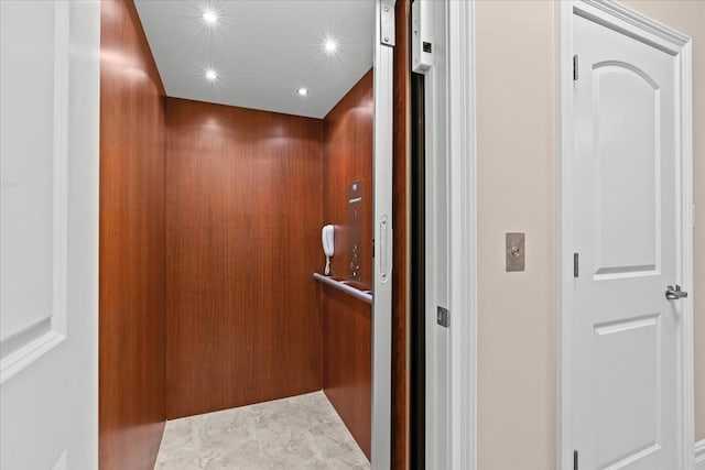 8427 Boulder Shores Dr, South Lyon, MI 48178 - elevator with recessed lighting