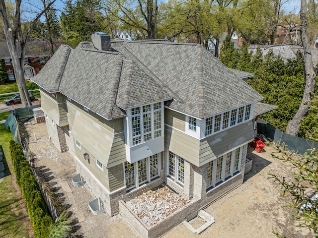 drone / aerial view