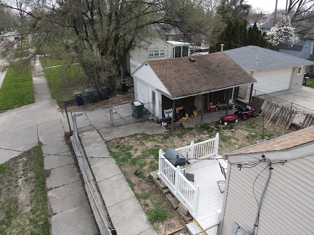 2011 Goddard Rd, Lincoln Park, MI 48146 - birds eye view of property