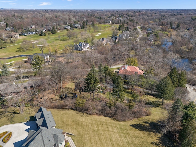 bird's eye view featuring a residential view