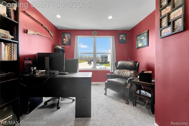 51306 Kirby Dr, Chesterfield, MI 48047 - carpeted office space with recessed lighting