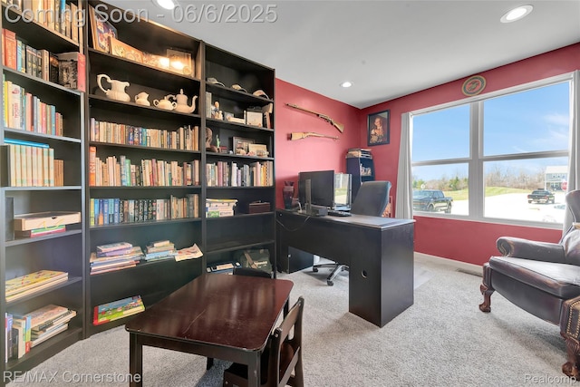 51306 Kirby Dr, Chesterfield, MI 48047 - office space featuring carpet flooring, baseboards, and recessed lighting