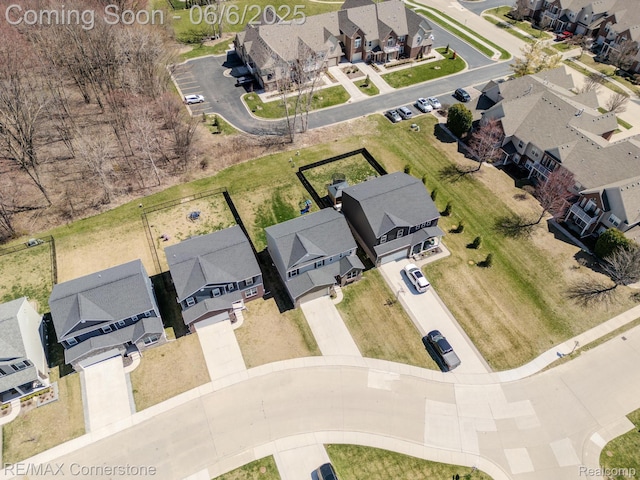 51306 Kirby Dr, Chesterfield, MI 48047 - aerial view of property's location with nearby suburban area