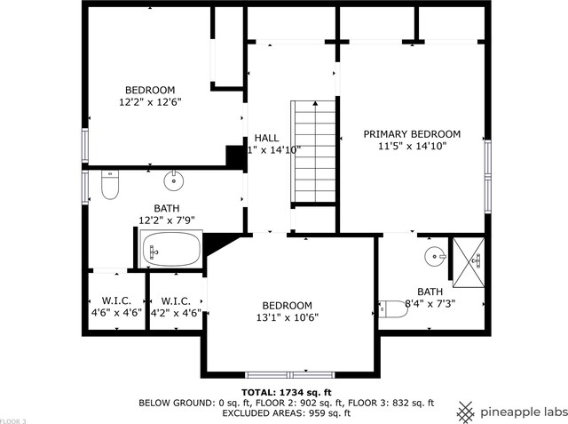516 W Detroit St, New Buffalo, MI 49117 - floor plan