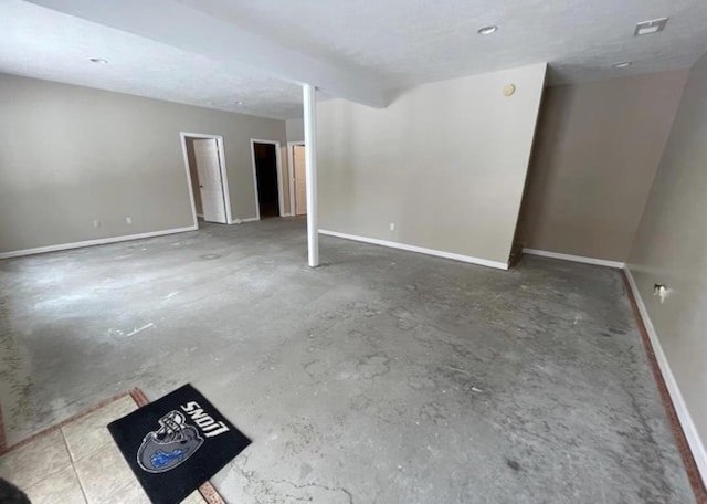 835 Eden St, Kingsley, MI 49649 - below grade area with baseboards