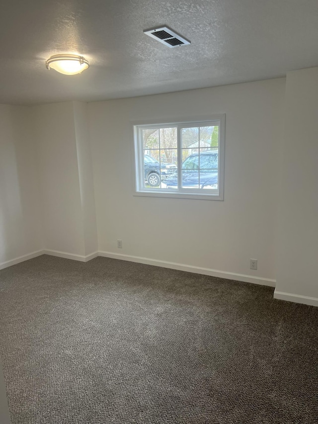 1314 Alexandrine St, Mount Morris, MI 48458 - spare room featuring dark colored carpet and a textured ceiling
