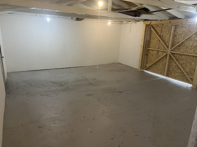 1314 Alexandrine St, Mount Morris, MI 48458 - view of unfinished basement