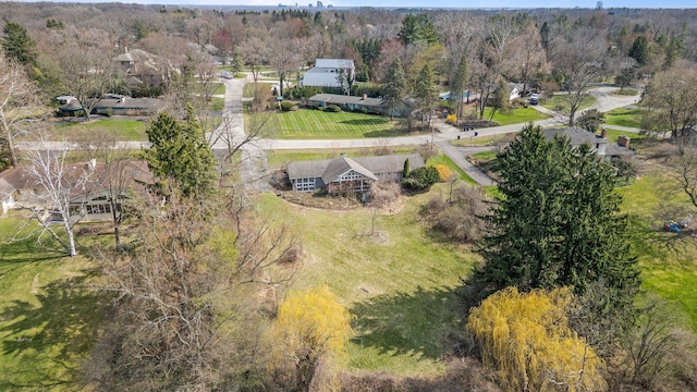 6940 Castle Dr, Bloomfield Hills, MI 48301 - aerial view