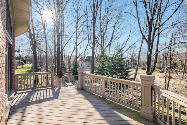 view of deck
