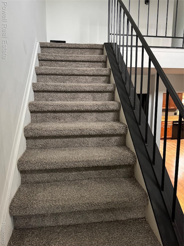 30362 Southampton Ln, Farmington Hills, MI 48331 - stairs with wood finished floors