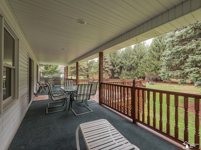 view of patio / terrace with outdoor dining space