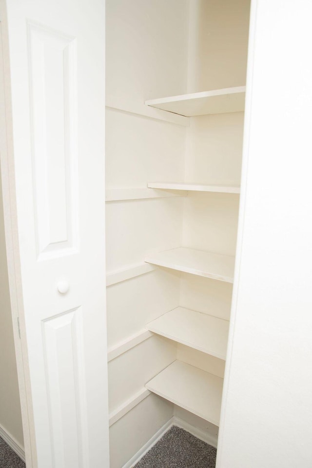 view of storage area