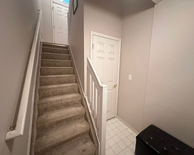 view of staircase