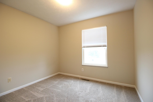 1154 Martin Dr, Frankfort, MI 49635 - carpeted empty room with visible vents and baseboards