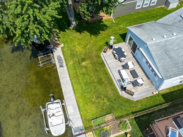 drone / aerial view