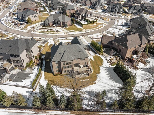 3888 Thatcher Dr, Rochester Hills, MI 48309 - bird's eye view featuring a residential view
