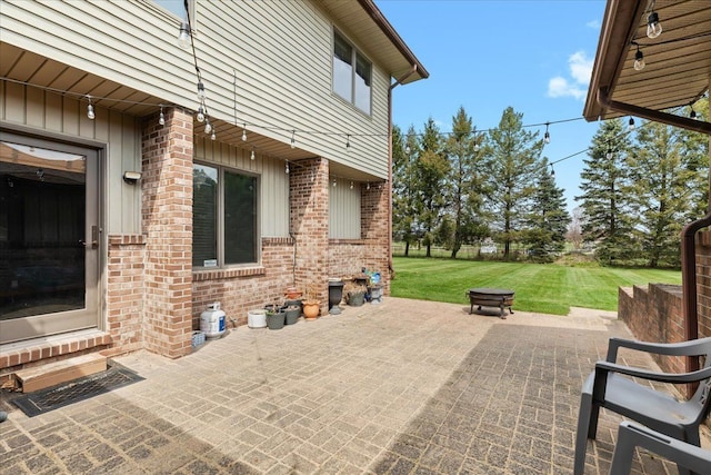view of patio featuring entry steps