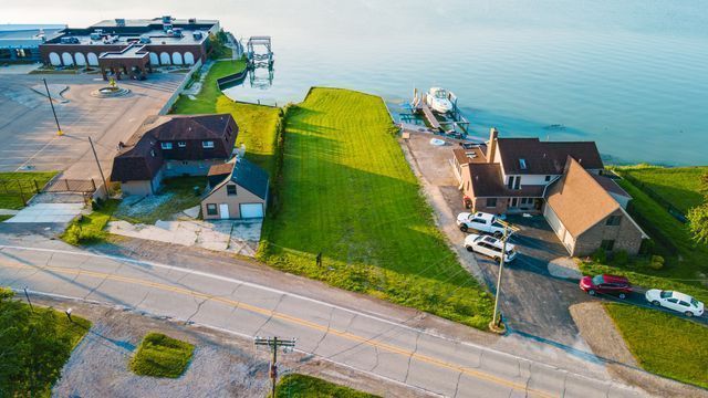 37340 Jefferson Ave, Harrison Township, MI 48045 - birds eye view of property featuring a water view