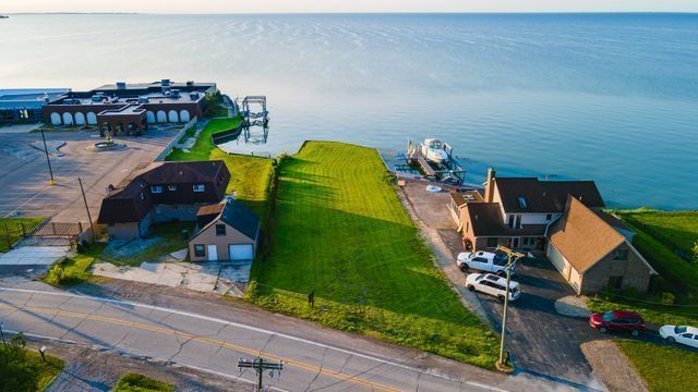 37340 Jefferson Ave, Harrison Township, MI 48045 - drone / aerial view with a water view