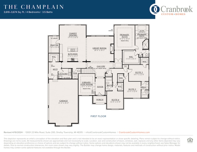 37340 Jefferson Ave, Harrison Township, MI 48045 - plan
