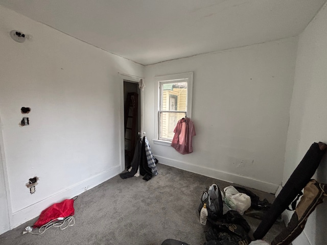 interior space with baseboards