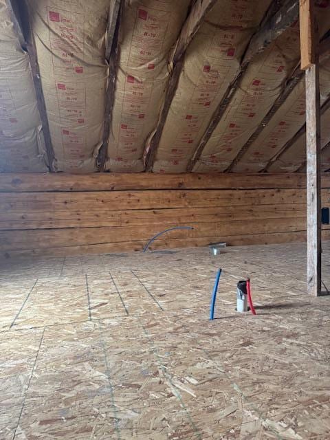 314 W Main, Whitehall, MI 49461 - view of unfinished attic