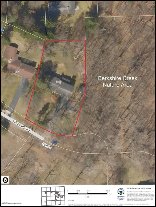 3091 Warwick Rd, Ann Arbor, MI 48104 - map