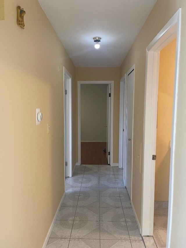hall with baseboards