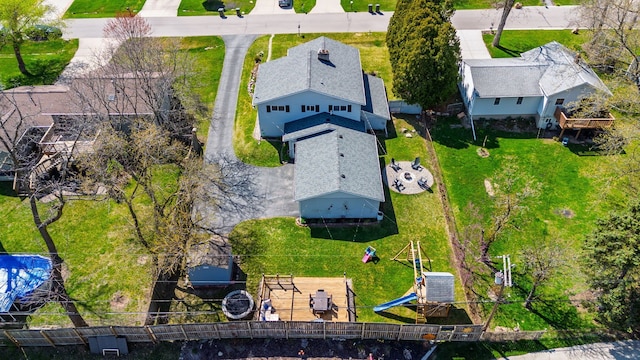 drone / aerial view