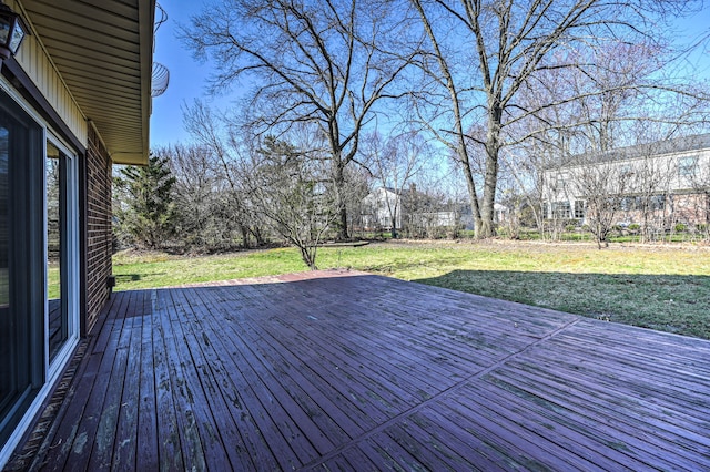 4238 Still Meadow Ln, West Bloomfield, MI 48323 - wooden deck with a yard