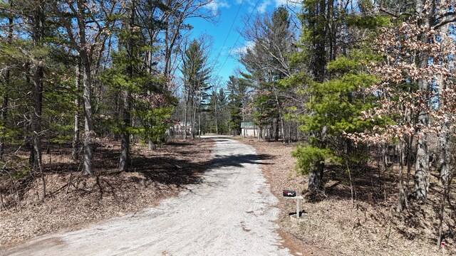 view of road