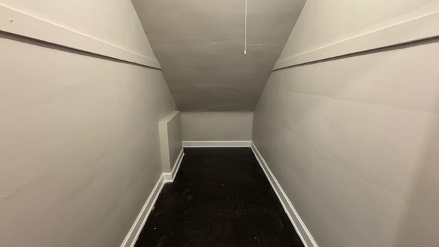 5051 Courville St, Detroit, MI 48224 - walk in closet featuring lofted ceiling
