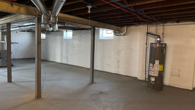 5051 Courville St, Detroit, MI 48224 - below grade area with gas water heater
