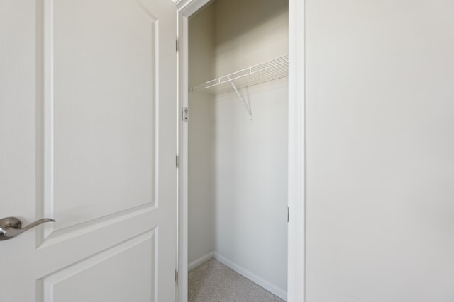 view of closet