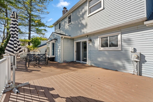 view of deck