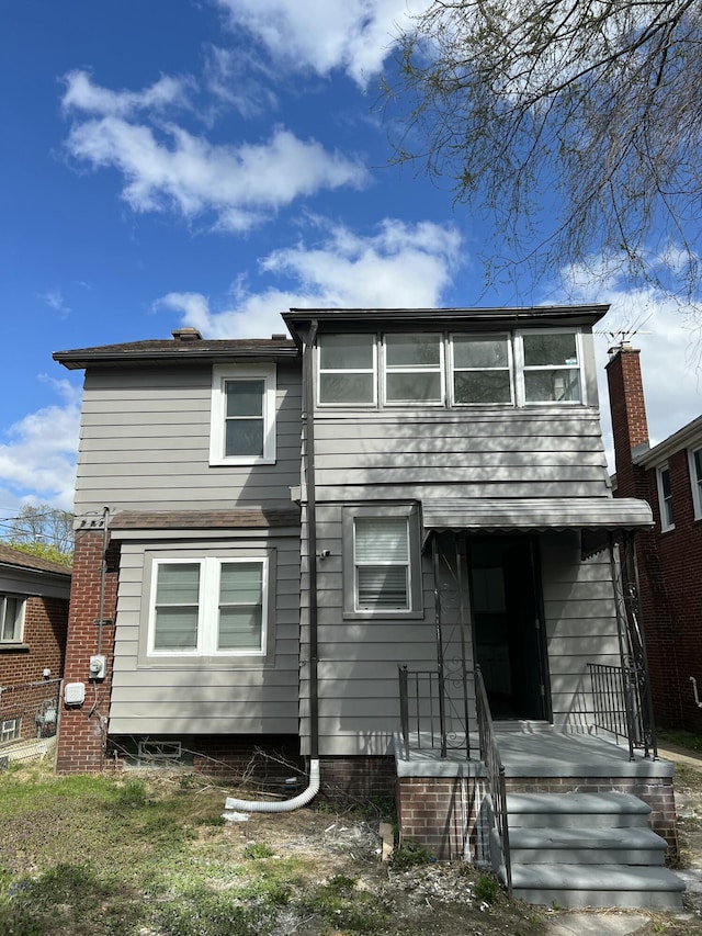 view of front of home