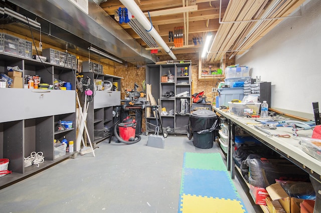 view of storage