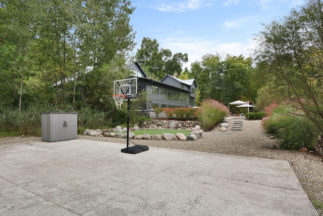 10630 Garr Rd, Berrien Springs, MI 49103 - view of patio / terrace featuring a shed