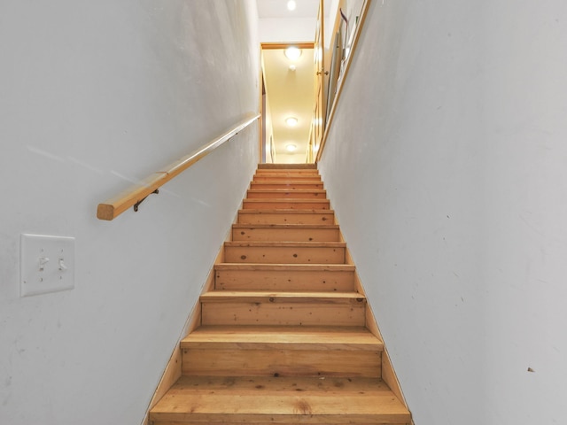 view of stairs