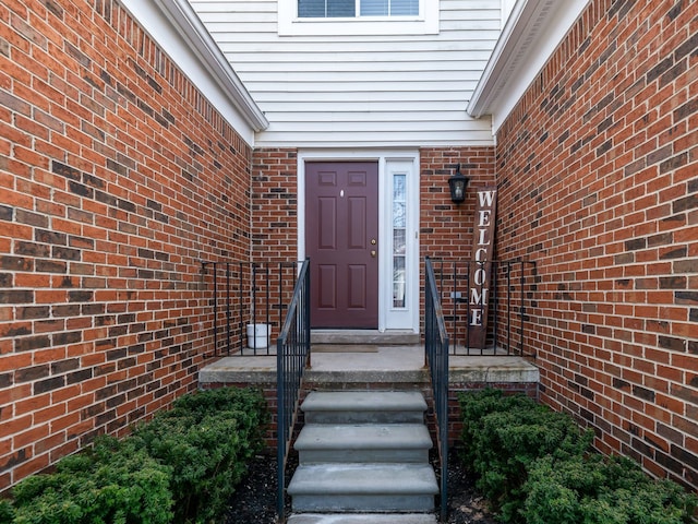 41698 Brownstone Dr, Novi, MI 48377 - view of exterior entry with brick siding