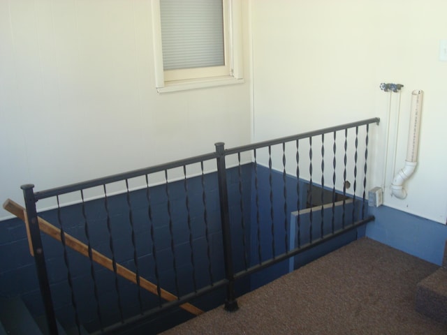view of stairway