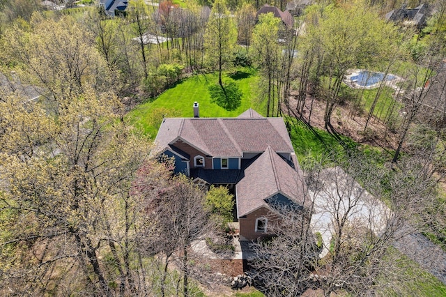 8504 Riverwalk Dr, Fenton, MI 48430 - view from above of property