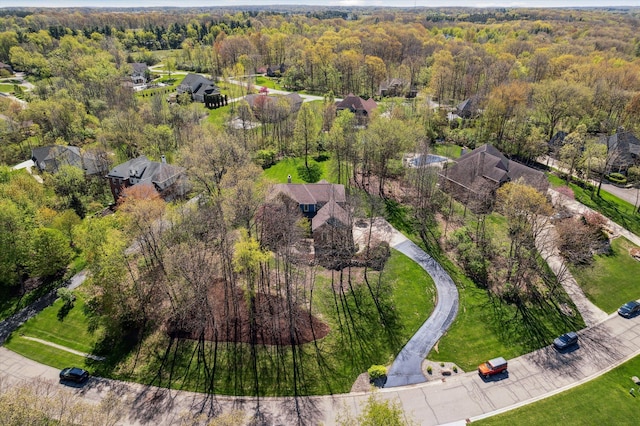 8504 Riverwalk Dr, Fenton, MI 48430 - aerial view of property's location with a forest