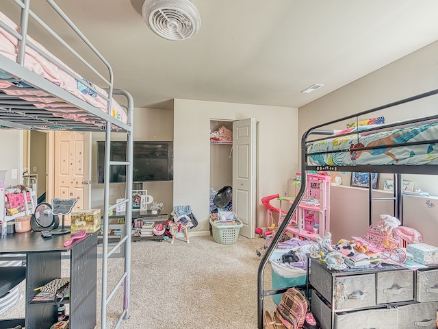 159 St Clair Cir, Brooklyn, MI 49230 - bedroom with carpet floors and visible vents