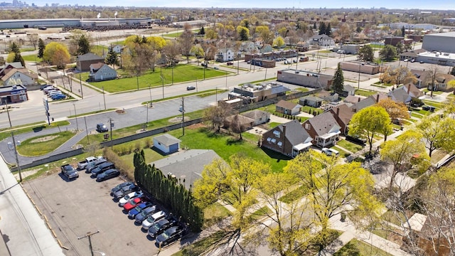 aerial view featuring a residential view