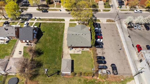 birds eye view of property featuring a residential view