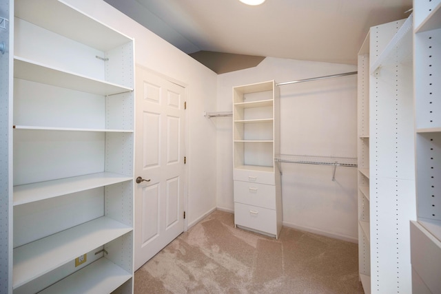 2015 Rugby Ct, Ann Arbor, MI 48103 - spacious closet with light colored carpet and vaulted ceiling