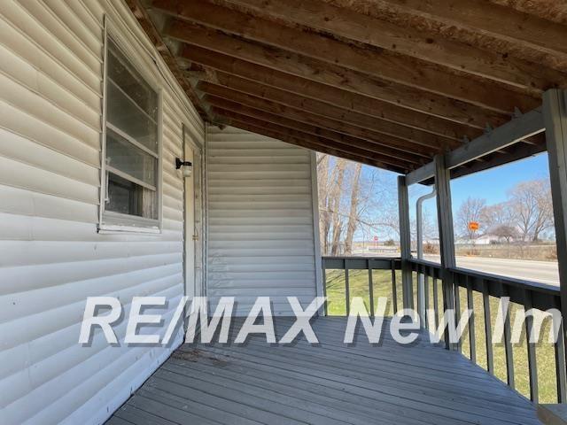 5225 N Vassar Rd, Akron, MI 48701 - view of wooden deck