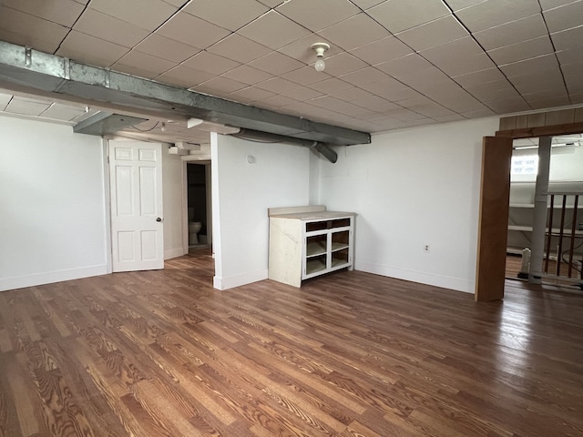 26741 Dartmouth St, Madison Heights, MI 48071 - finished below grade area featuring wood finished floors and baseboards