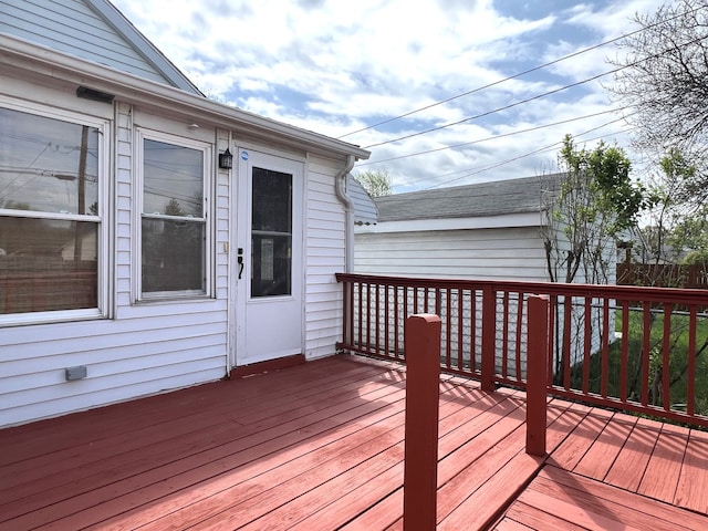 26741 Dartmouth St, Madison Heights, MI 48071 - view of wooden terrace